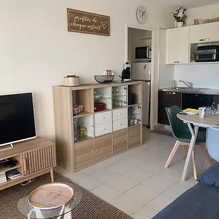 One-bedroom With Balcony, Sea And Park Views, Air Conditioning, Swimming Pool And Parking Antibes